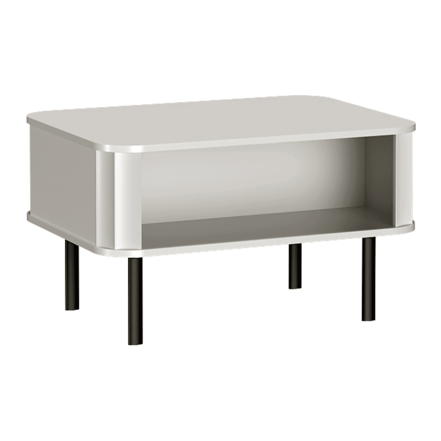 Stolik kawowy Belvero 92 cm Biel Alpejska