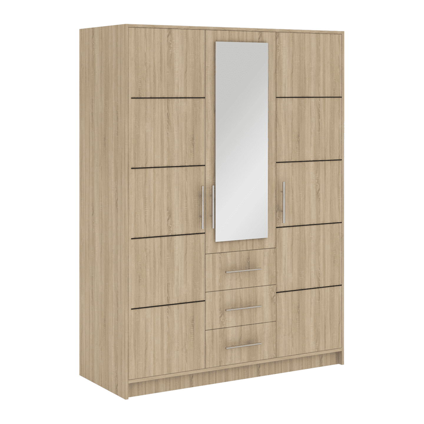 Szafa Como 3D 147 cm sonoma