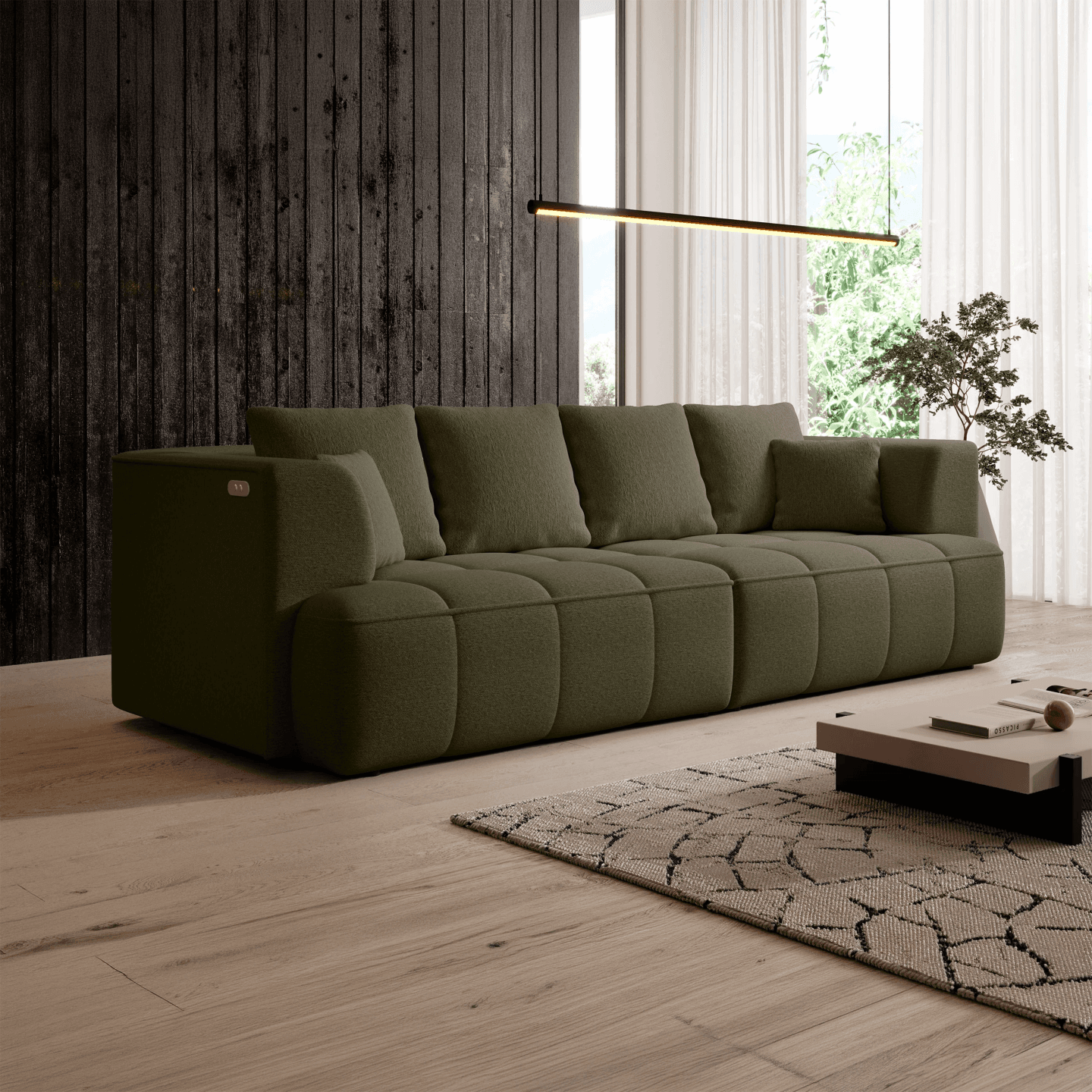 Sofa elektryczna z funkcją spania Albio Bigsofa