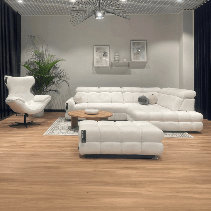 Narożnik elektryczny Tollo L, stylowy, nowoczesny