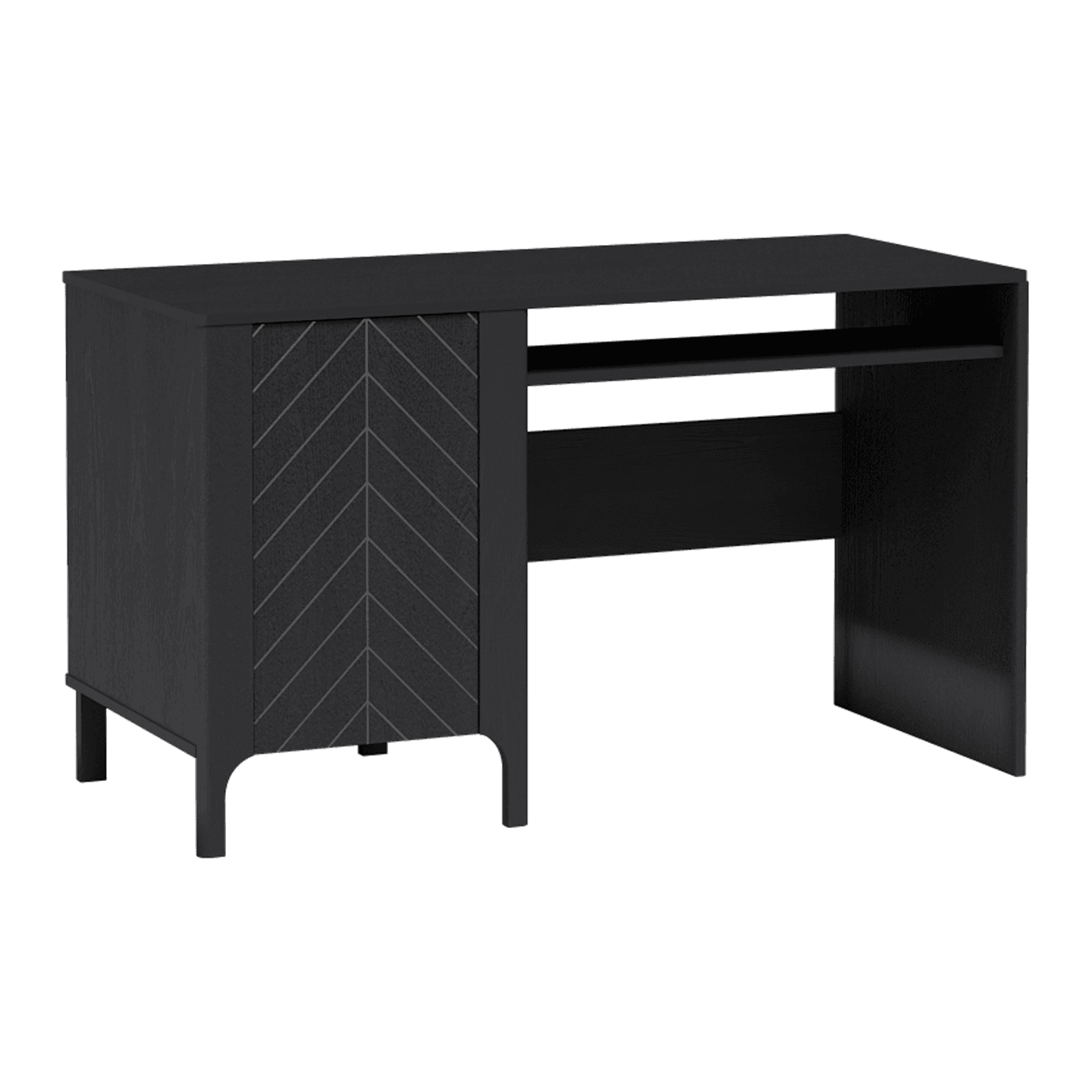 Biurko Solvian 135 cm Czarne