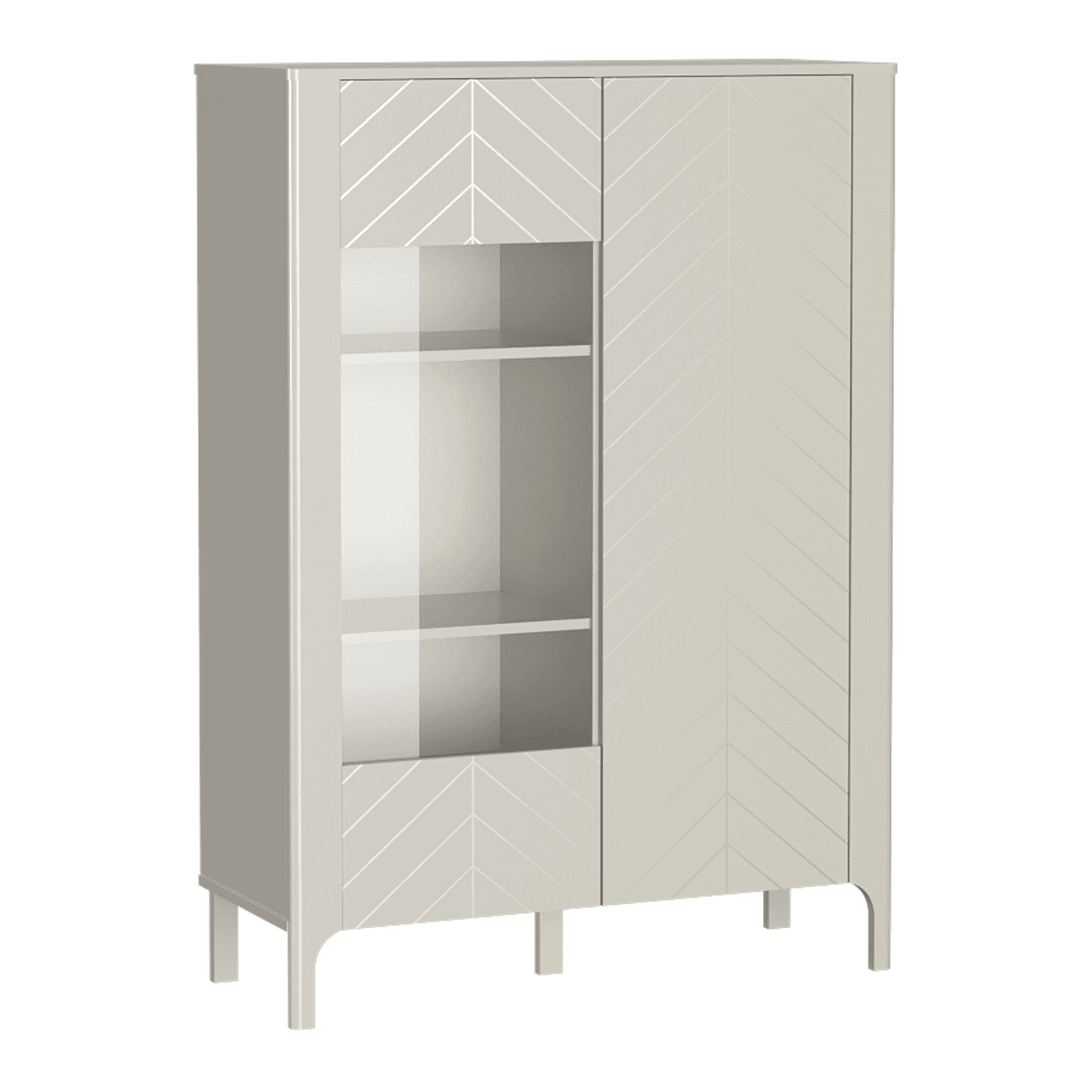 Witryna Solvian 103 cm Kaszmir